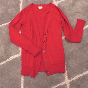 Pink cardigan, size XS/TP. From Mossimo Supply CO. No flaws, 9/10.